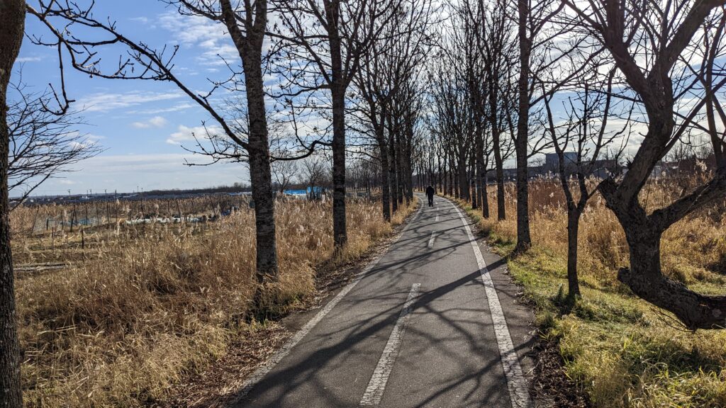 釧路のサイクリングロード