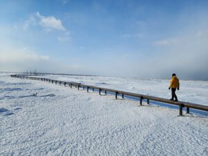 野付半島のトドワラの桟橋