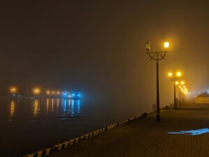 霧の釧路